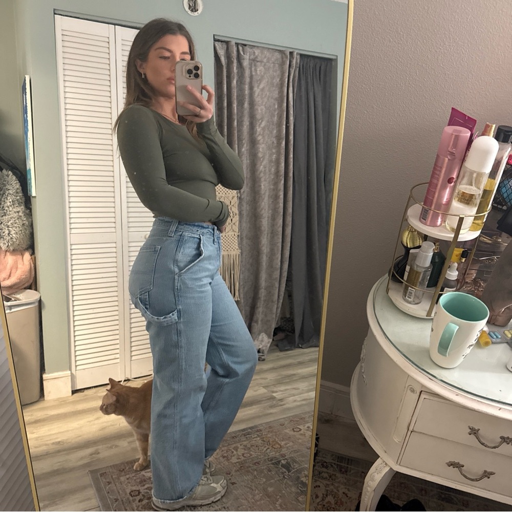 Abercrombie & Fitch Light Blue Flare Jeans